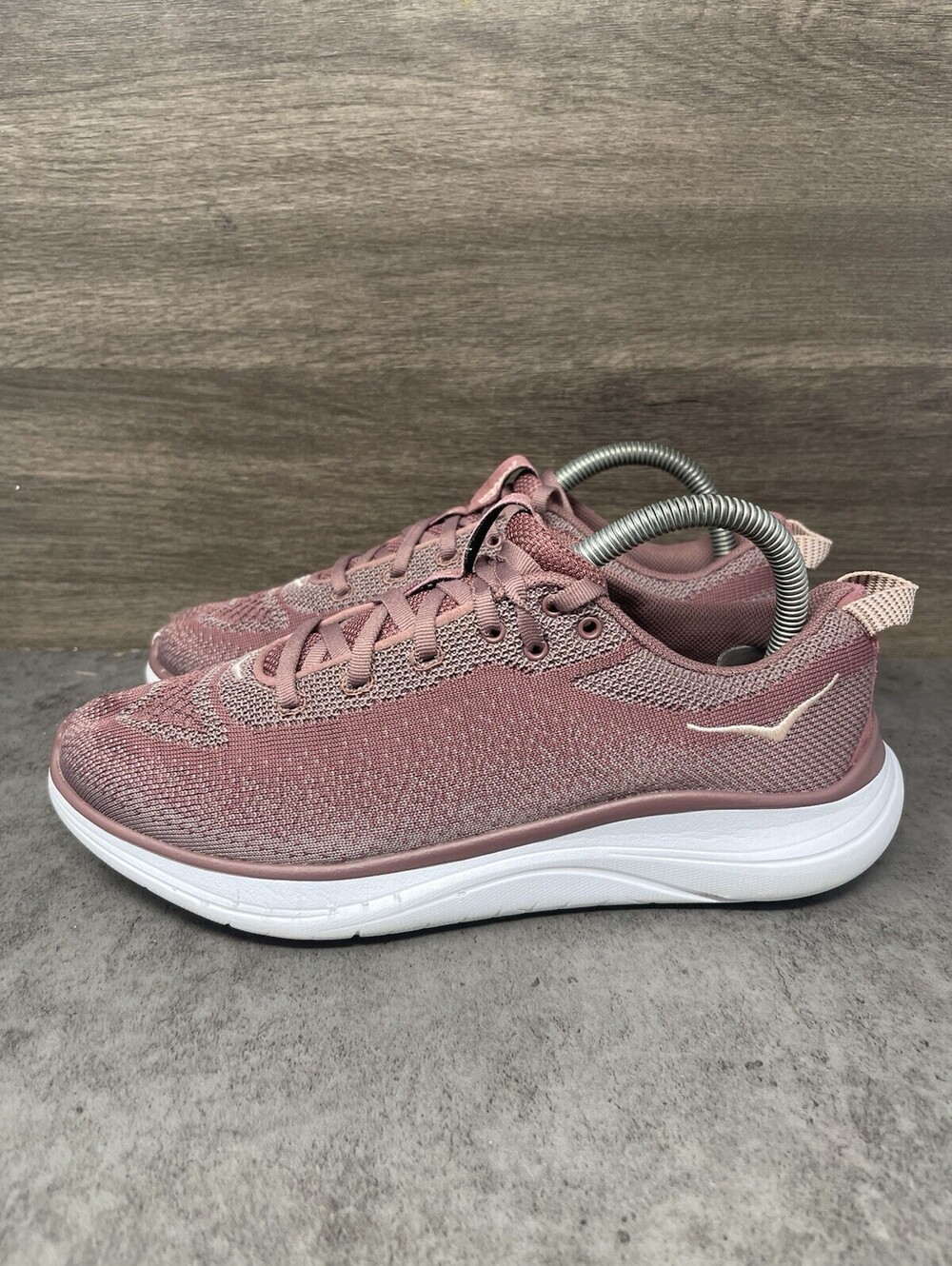 Hoka Hupana Flow Womens Size 7.5 Rose Brown Deep Mahogany Knit Running Shoes